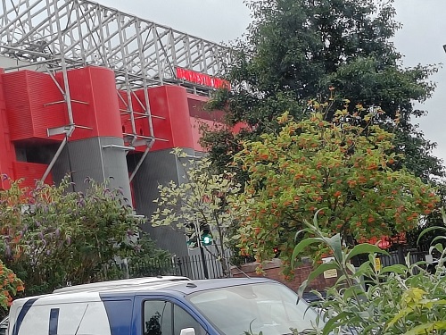 Stadium Manchester United from the hotel